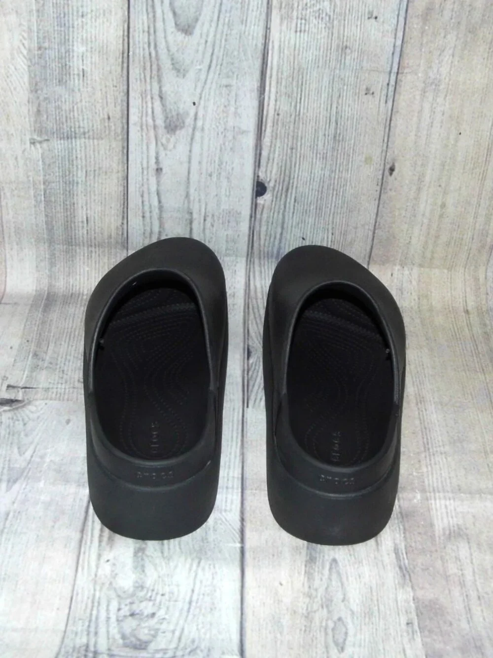 CROCS Dylan Black Platform Clogs Womens Size 10